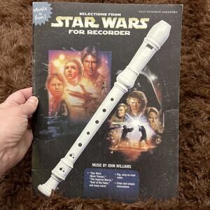Selections From Star Wars for Recorder Easy Recorder Songbook John Williams